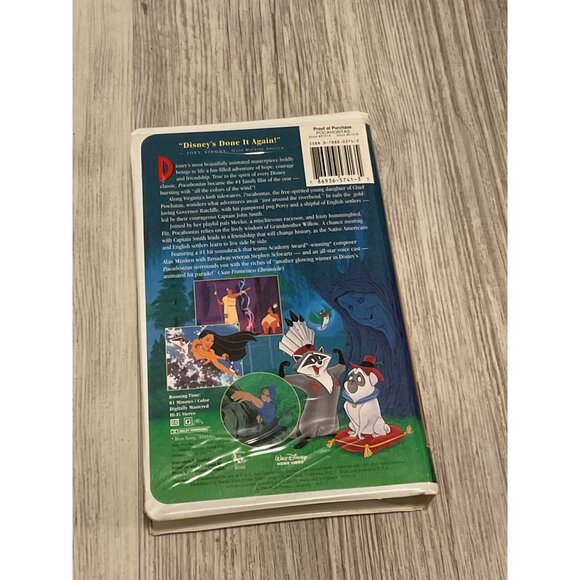 Disneys Masterpiece Pocahontas VHS Tape - Picture 2 of 3